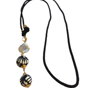 COIN PEARL BOW TIE NECKLACE