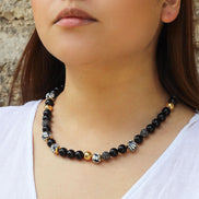 ONYX MULTI-STONE NECKLACE