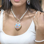 COLLAR CORAZON CENTRAL COLOR