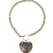COLLAR CORAZON CENTRAL COLOR