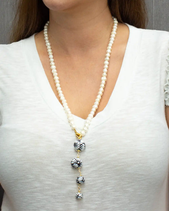 DOUBLE PEARL NECKLACE