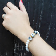 PULSERA PERLA 3 ESFERAS