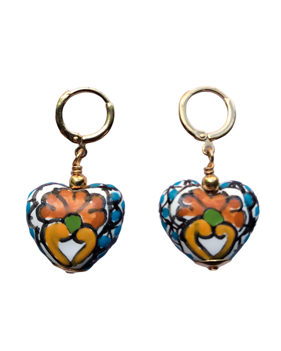 ARRACADA CORAZÓN COLOR