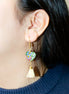 ARETE CORAZON MOTA COLOR