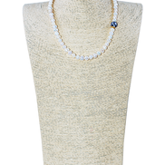 COLLAR PERLA ESFERA LATERAL