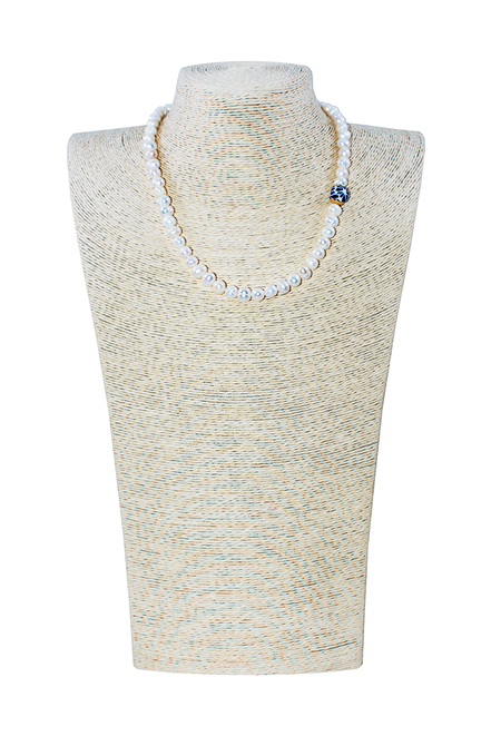 COLLAR PERLA ESFERA LATERAL