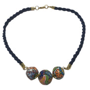 COLLAR CORDON 3 ESFERAS COLOR