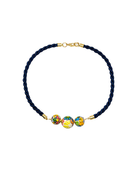 COLLAR CORDON 3 ESFERAS COLOR