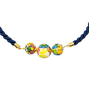 COLLAR CORDON 3 ESFERAS COLOR
