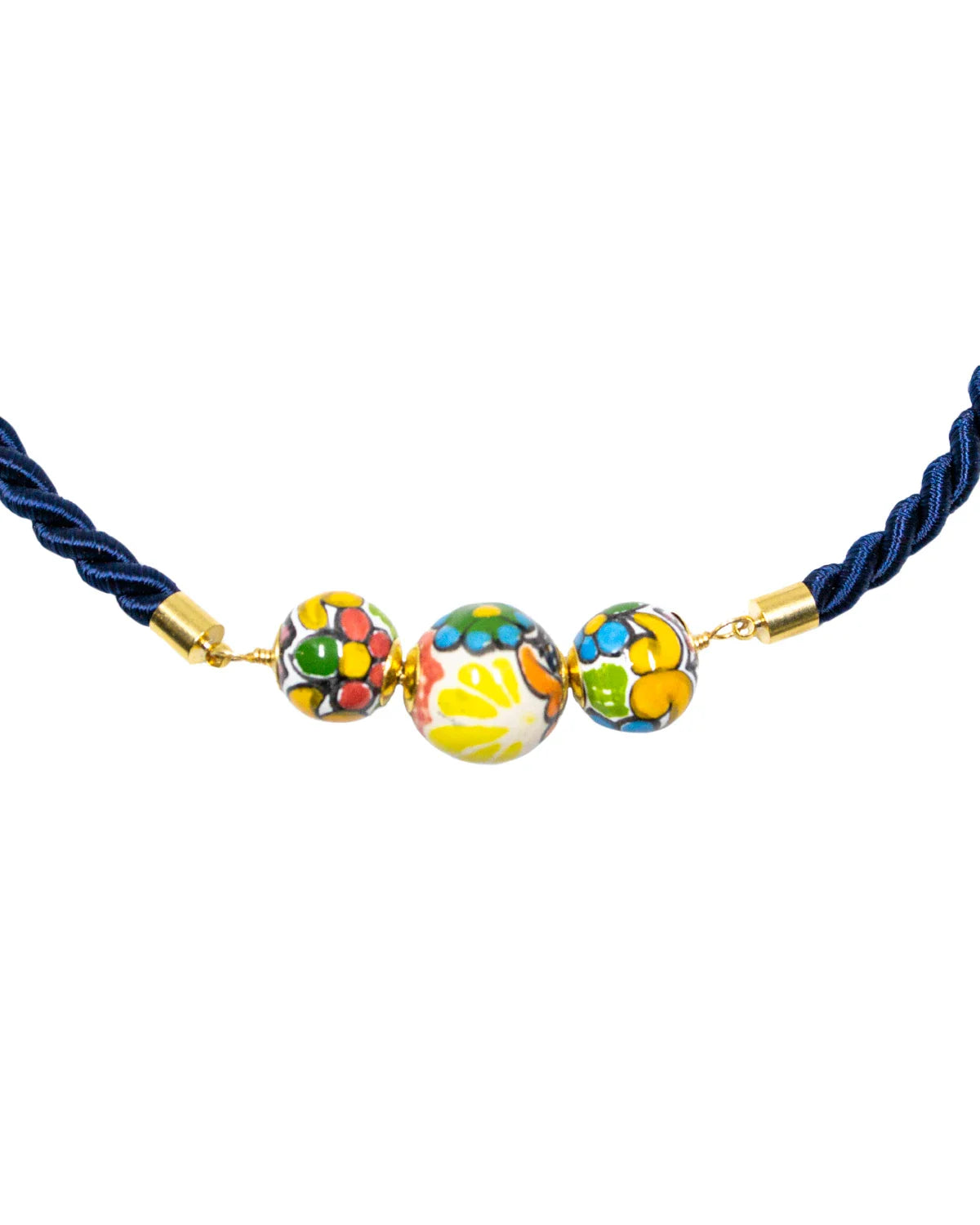 COLLAR CORDON 3 ESFERAS COLOR