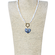 COLLAR PERLA CORAZON GRANDE