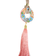 LONG HOOP NECKLACE COLOR