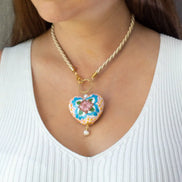 COLLAR SENCILLO CORAZON COLOR