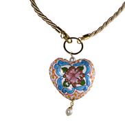 COLLAR SENCILLO CORAZON COLOR