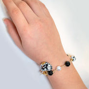 PULSERA ENGARCE TALAVERA NEGRA