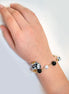 PULSERA ENGARCE TALAVERA NEGRA