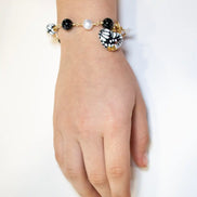 PULSERA ENGARCE TALAVERA NEGRA