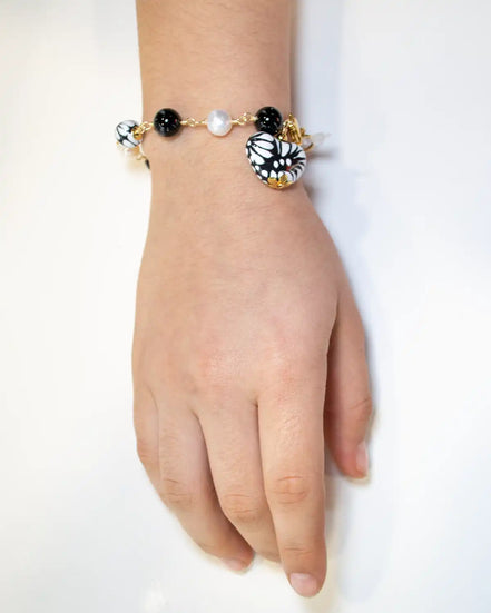 PULSERA ENGARCE TALAVERA NEGRA