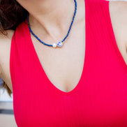 COLLAR LAPIS PERLA LATERAL