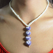 COLLAR  CUATRO CORAZON VERTICAL