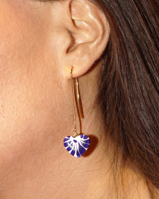 ARETE LARGO Y BROQUEL PLANO DE CORAZON