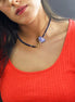COLLAR LAPISLAZULI Y CORAZON MINI