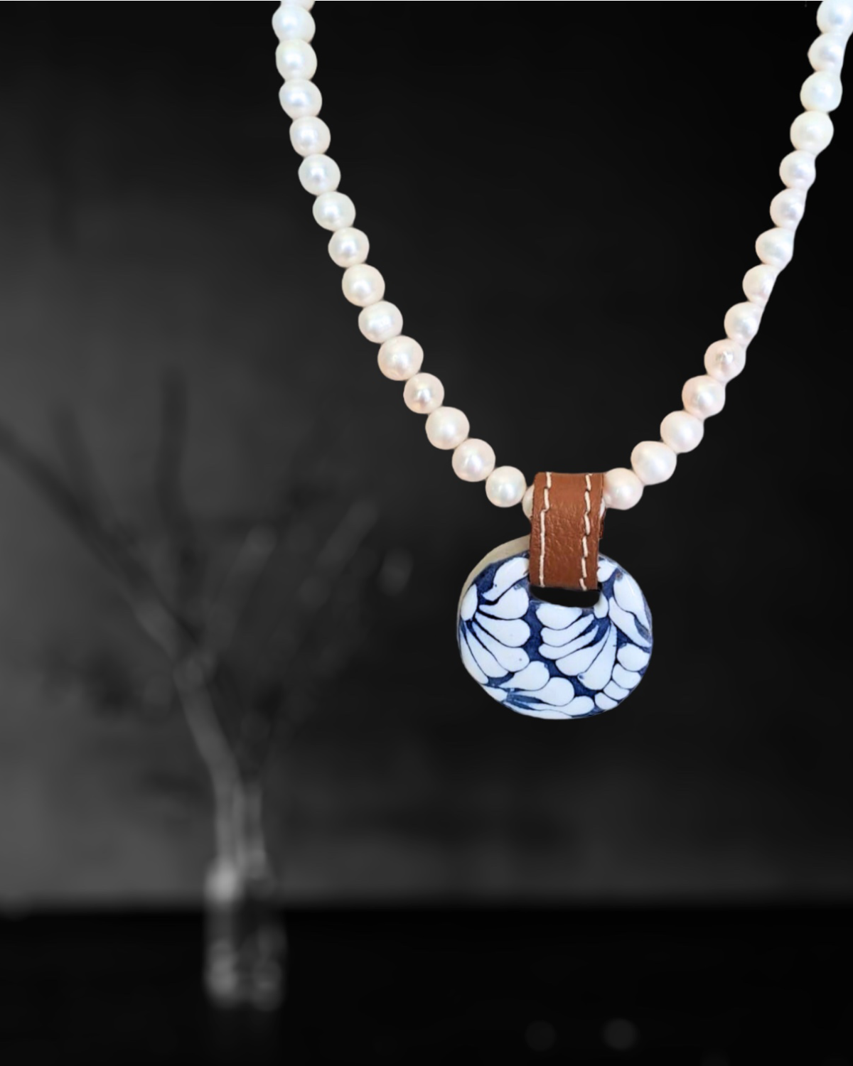 COLLAR PERLAS, Y UN CIRCULO DE TALAVERA
