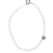COLLAR PERLA ESFERA LATERAL