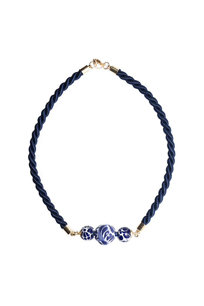 CORDON NECKLACE 3 SPHERES