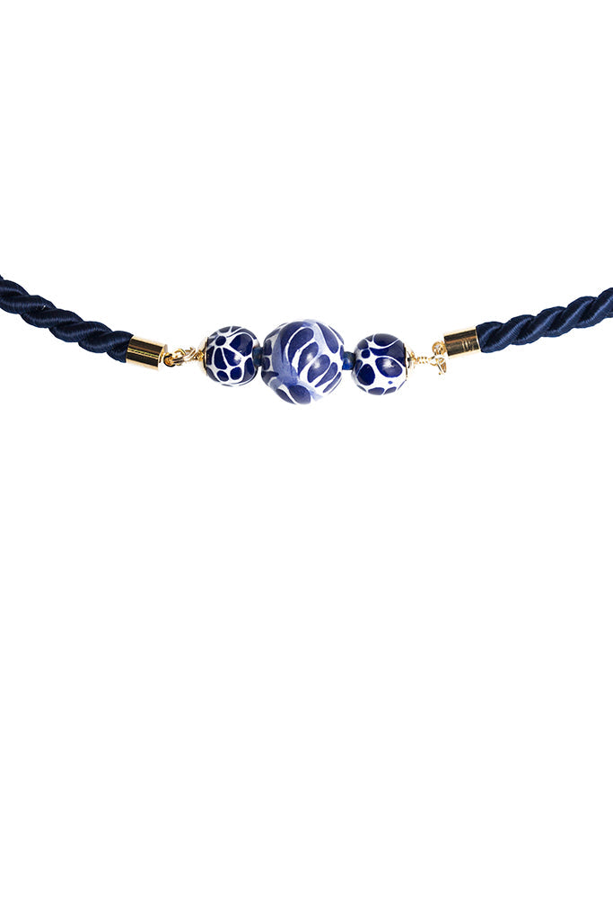 CORDON NECKLACE 3 SPHERES