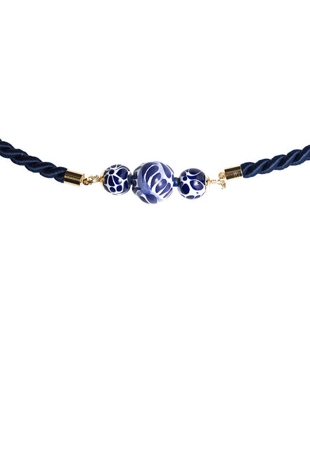 CORDON NECKLACE 3 SPHERES