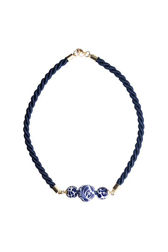 CORDON NECKLACE 3 SPHERES