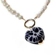 COLLAR PERLA CORAZON GRANDE