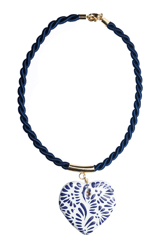 CORD PENDANT HEART