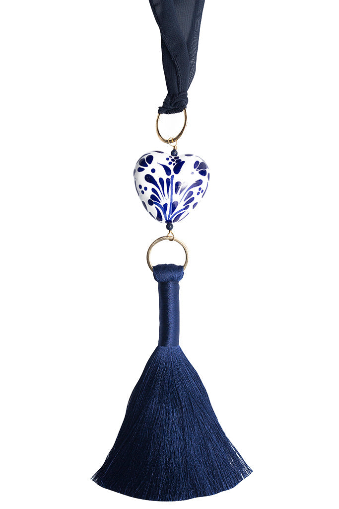 COLLAR SEDA CORAZÒN TALAVERA Y MOTA