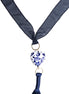 COLLAR SEDA CORAZÒN TALAVERA Y MOTA