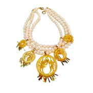 COLLAR TRIPLE PERLA