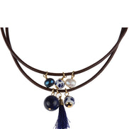 LEATHER NECKLACE