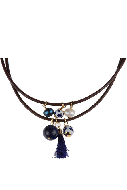 LEATHER NECKLACE